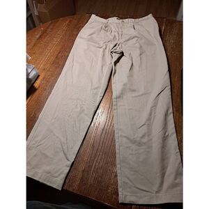 36x34 Dockers Khaki Tan Pleated Front Cotton Pants with Pockets Belt Loops